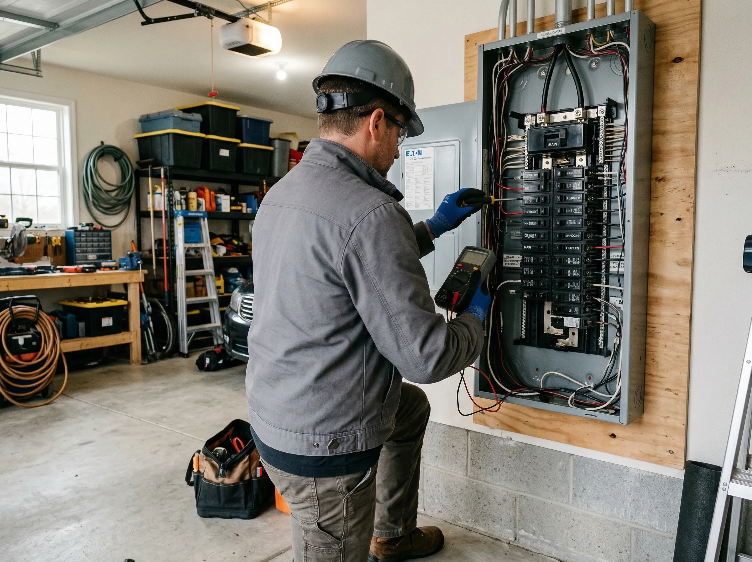 Home electrical repair in Bucks County PA before TV installation