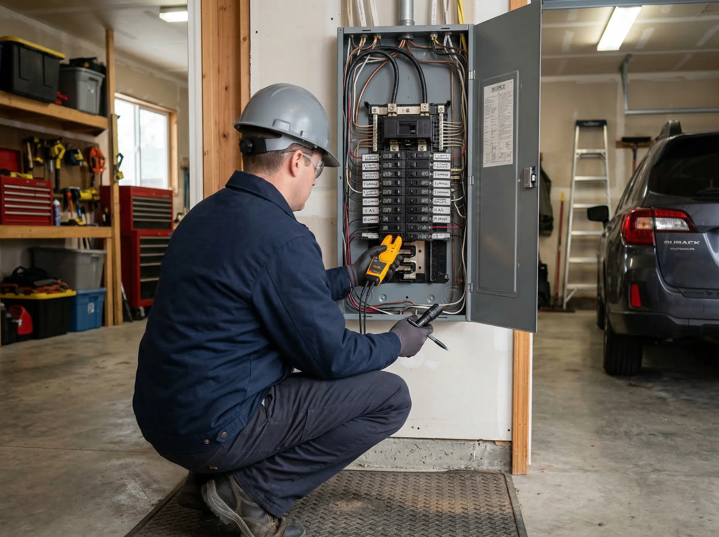 Electrician service for a home in Holland, PA