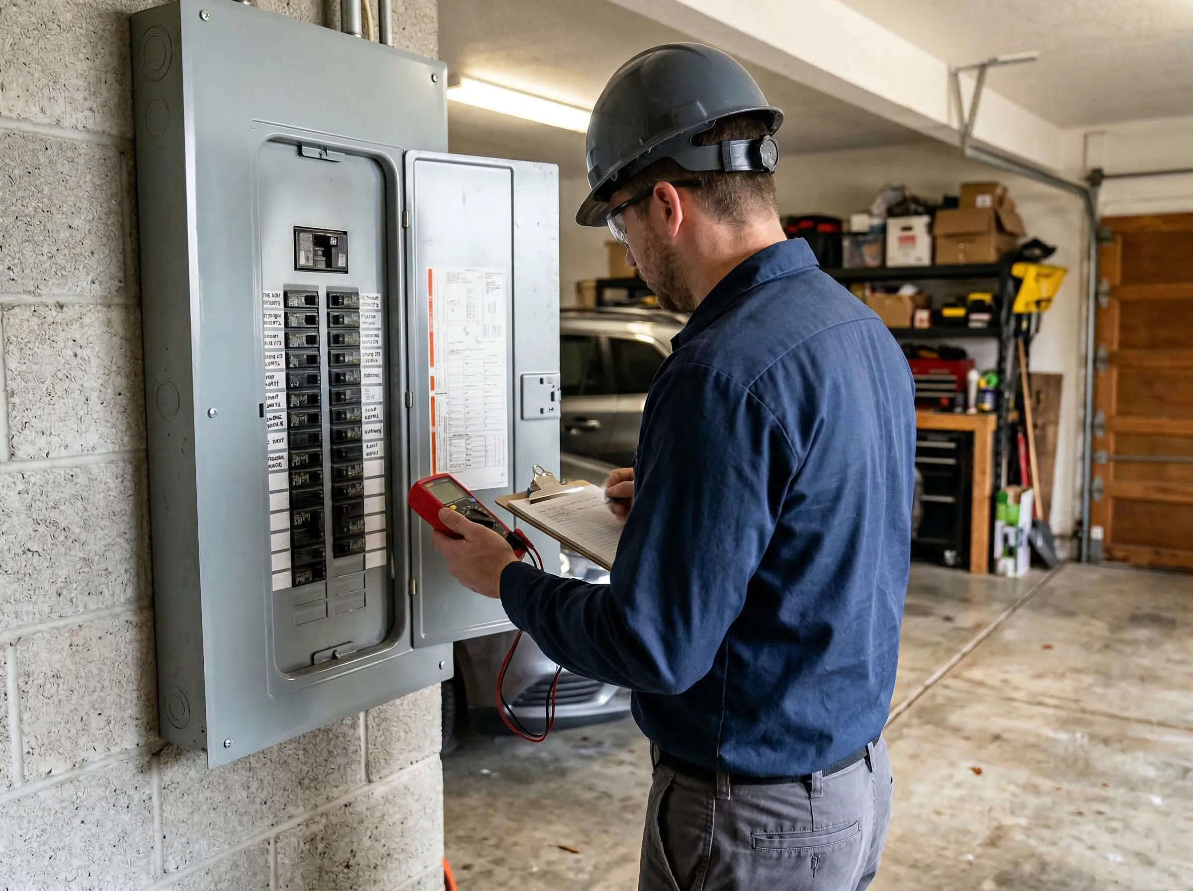 Licensed electrician completing work in Holland, PA