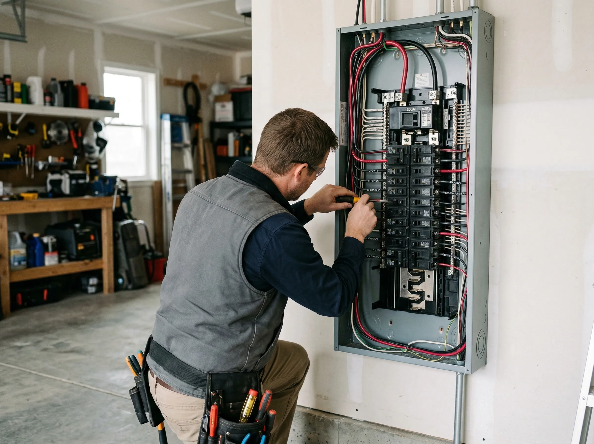 Safe home electrical services provided by licensed electrician in Furlong PA